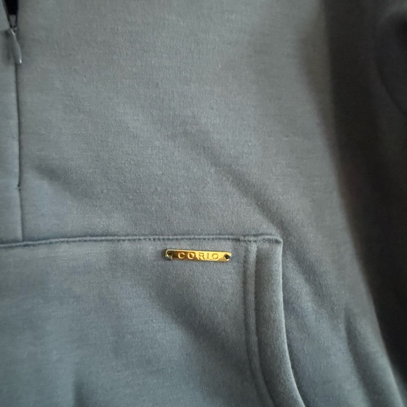 Stylish Blue Crop Top with Quarter-Zip - Picture 4 of 4